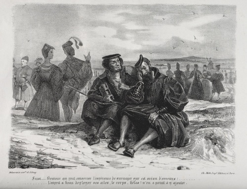 Illustrations for Faust Faust and Wagner 1828