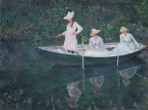 In the Norwegian Boat at Giverny