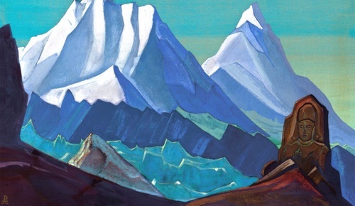 Himalaya - Buddha Monument 1925