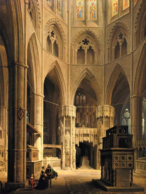 The Choir of Westminster Abbey 1851
