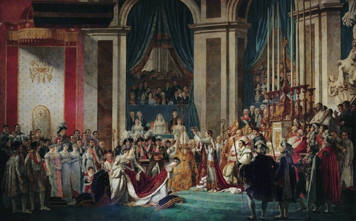 Coronation of Emperor Napoleon I and Coronation of the Empress Josephine in Notre-Dame de Paris, December 2, 1804