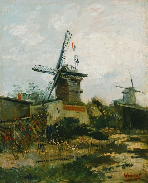 Montmartre'daki Rüzgar Gülleri