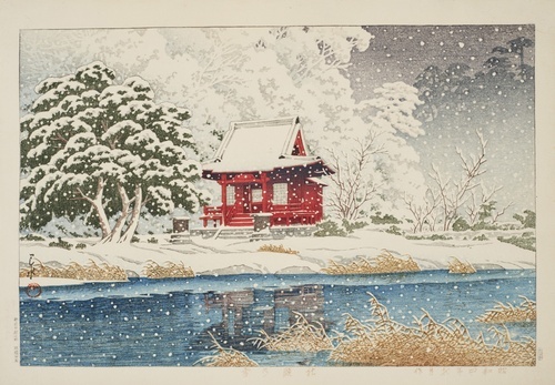 Snow at the Shrine