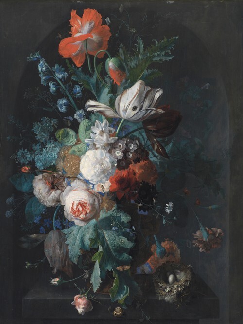 A Vase with Flowers