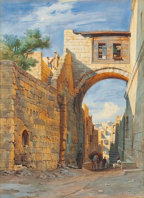 Street Scene In Jerusalem