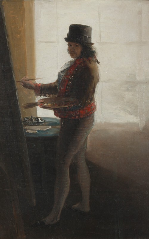 Self-Portrait before the Easel