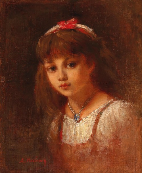 Young Girl with Rock Crystal Jewellery