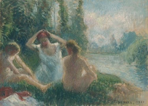 Bathers by a River