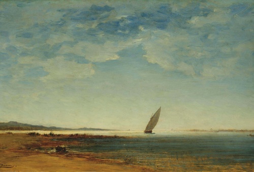 Tartane on the Caronte Canal near the Berre Pond
