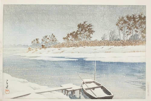 Snow at Koshigaya