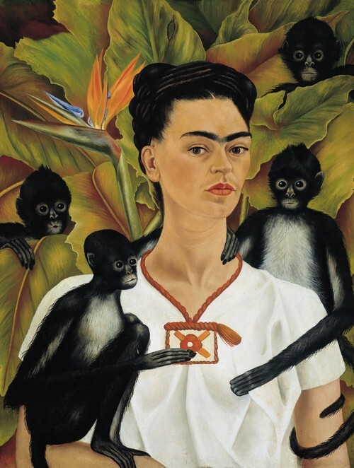 Self-portrait With Monkeys
