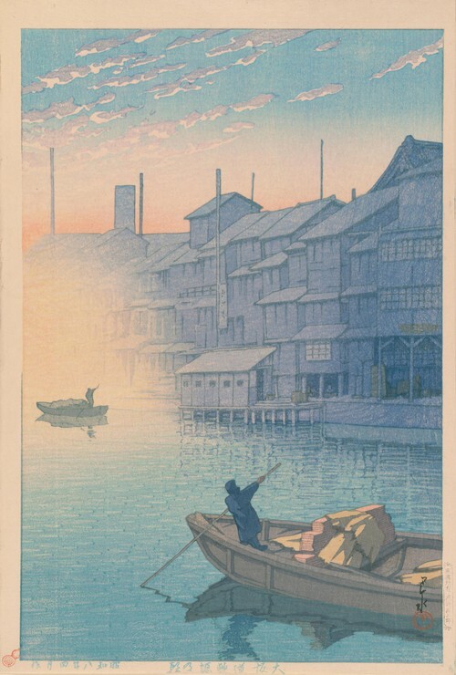 大阪道顿堀的朝（1933年）