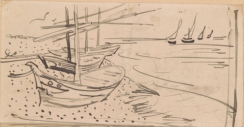 1888 Drawings by Vincent van Gogh 亲笔签名的阿尔勒信，寄给埃米尔·伯纳德 摩根图书馆与博物馆