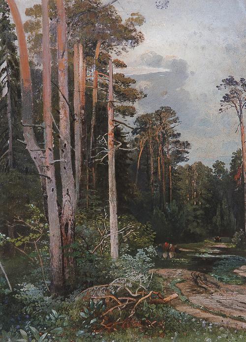 Forest Path in Sokolniki