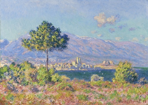 1888 Antibes, vue du plateau Notre-Dame