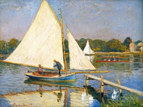 Canoeists near Argenteuil