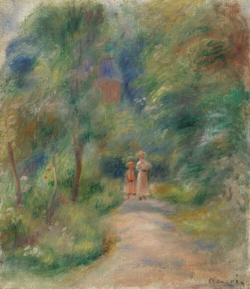 Two Figures on a Path
