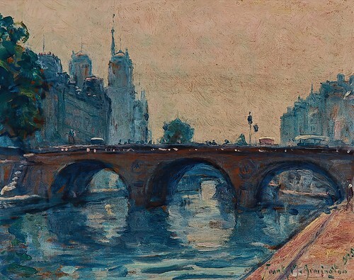 Pont St. Michael, Paris, 1925