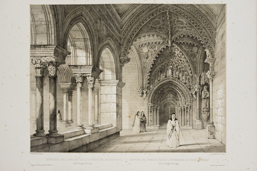 Interior of the chorus of the Monastery of Santa María la Real de Las Huelgas