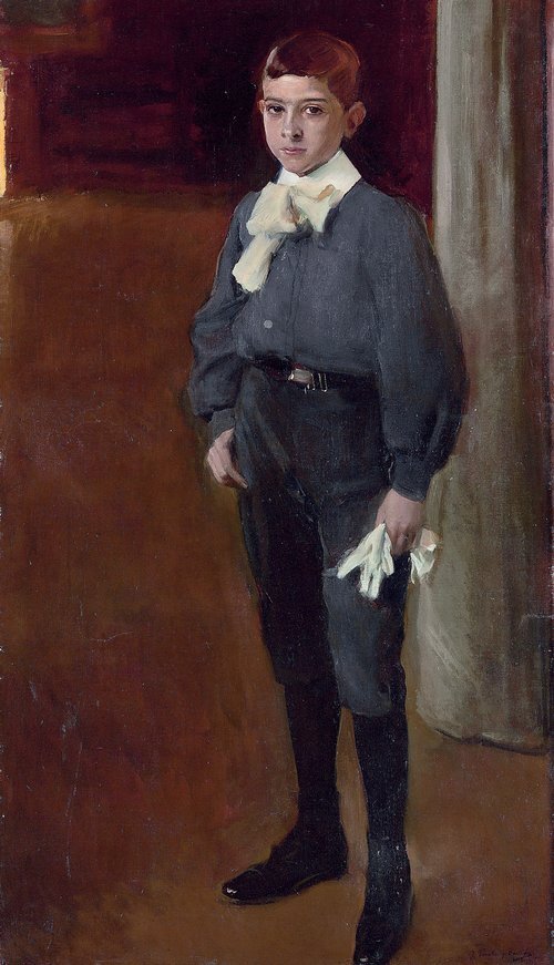 Portrait of the boy José Maria Suárez