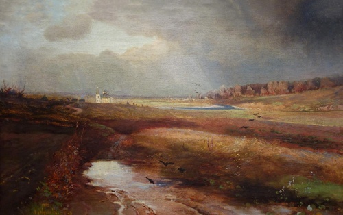 Landscape with Church 1885