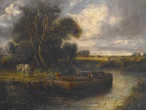 Barge on the Canal