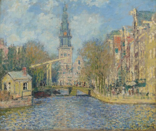 The Zuiderkerk, Amsterdam (Looking up the Groenburgwal)