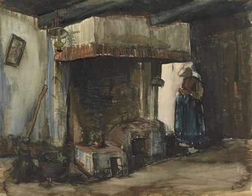 The peasant woman in the kitchen