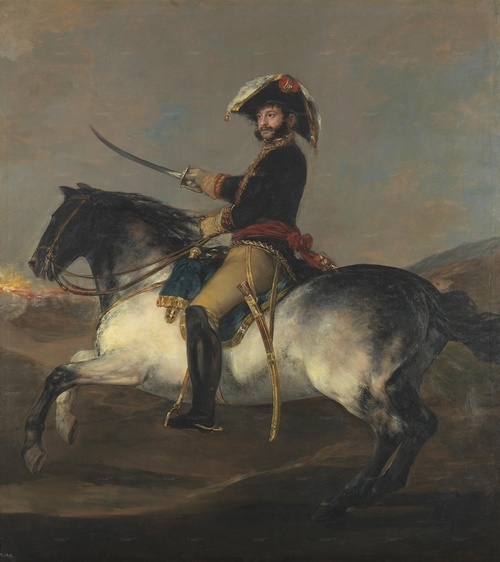 Generál José de Palafox na koni