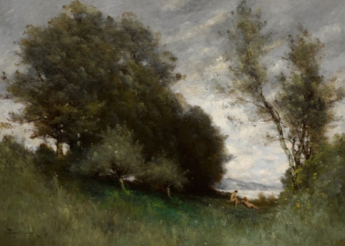 Bathers in a Landscape