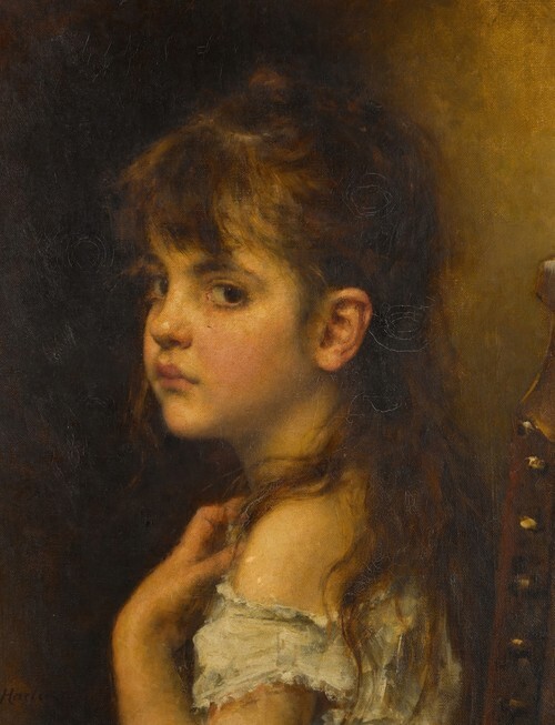 Girl Looking Over Her Shoulder