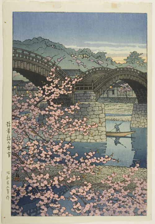 Sera di primavera al ponte Kintai