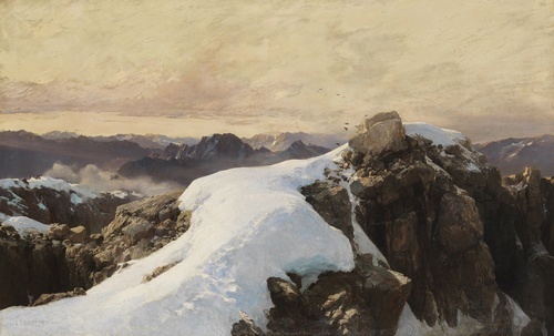 Morning on the Mountain Peak