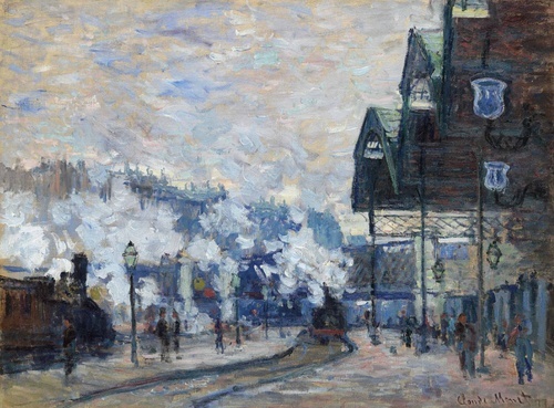 The Gare Saint-Lazare, Exterior