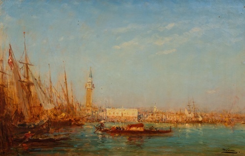 Venetian Canal Scene