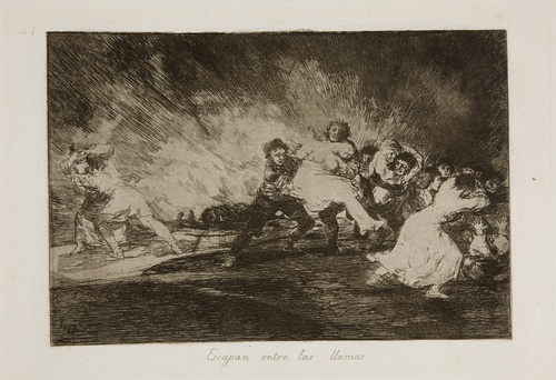 They Flee Through Flames