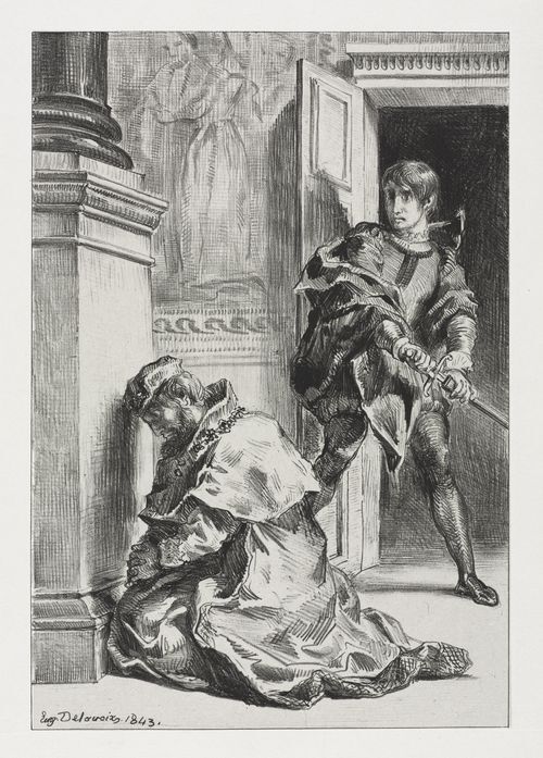Hamlet is Tempted to Kill the King (Act III, Scene III)
