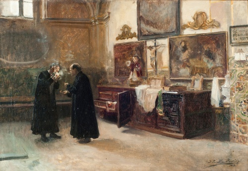 In the Sacristy