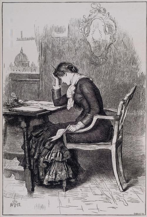 Kept in the Dark – When the Letter was completed she found it to be one which she could not send