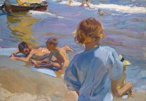 Children on the Beach, Valencia 1919