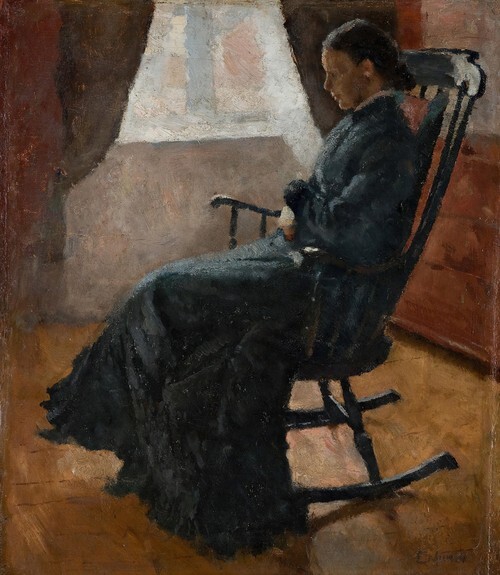 Karen Bjølstad in the Rocking Chair