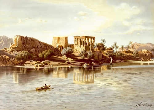 View of the Island Philae 1874