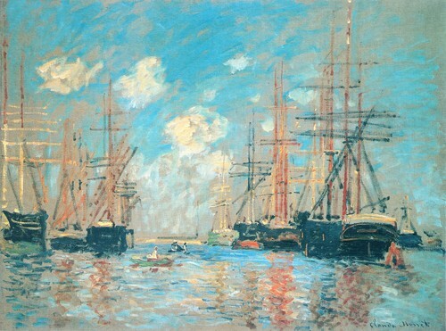 The port of Amsterdam