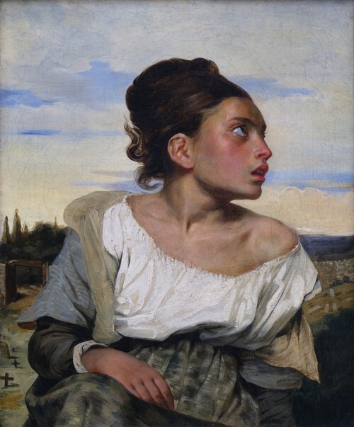 Orphan Girl at the Cemetery