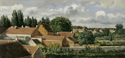 Village près de la rivière Moselle