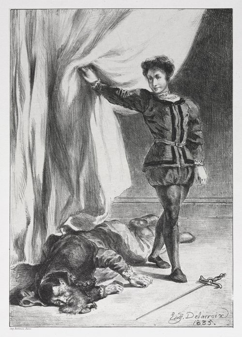 Hamlet and the Body of Polonius (Act III, Scene IV)