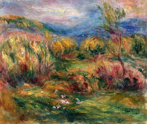 Landscape near Cagnes-sur-Mer