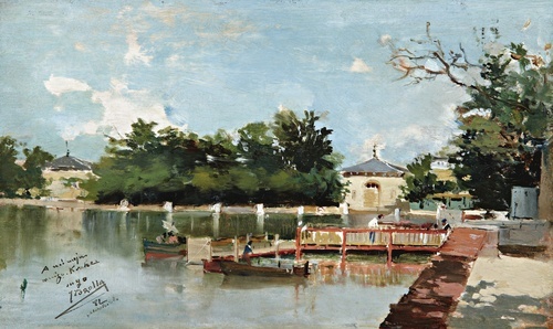 Retiro Parkı İskelesi Manzarası 1882