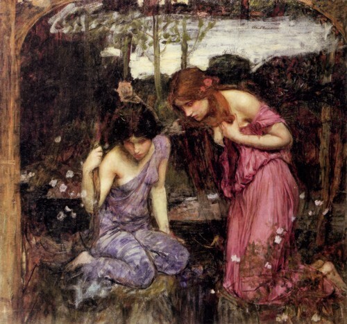 Study for Nymphs Finding the Head of Orpheus
