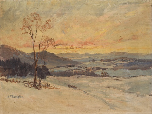 Winter landscape (Snowdonia in Wales)